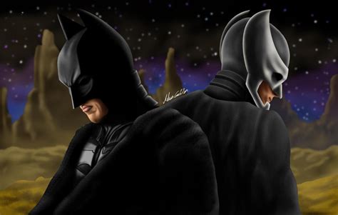 Batman And Olwman By Digital Inkz On Deviantart