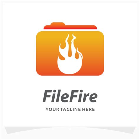 File Fire Logo Design Template 14797617 Vector Art At Vecteezy