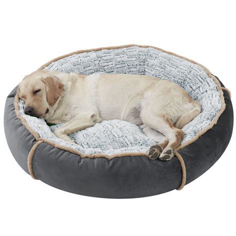 S Xl Warm Orthopedic Calming Dog Bed Round Donut Beds Nest Cushion