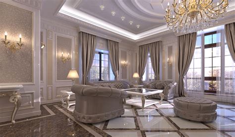 Indesignclub Living Room Interior Design In Elegant Classic Style