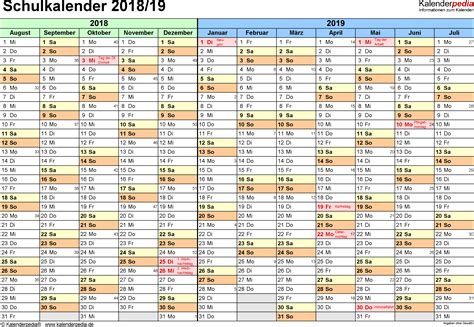 Sie können aber alle zeilen unterhalb ihres datenbereichs löschen, damit excel nur diesen druckt. Schulkalender 2018/2019 als PDF-Vorlagen zum Ausdrucken