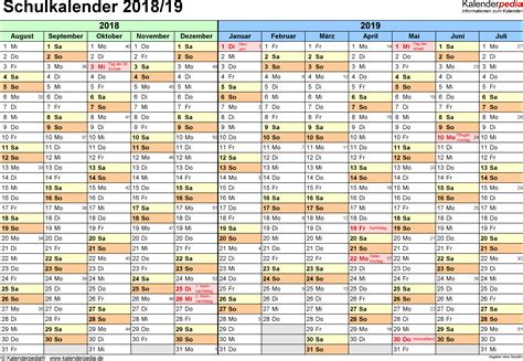 Maybe you would like to learn more about one of these? Schulkalender 2018/2019 als PDF-Vorlagen zum Ausdrucken