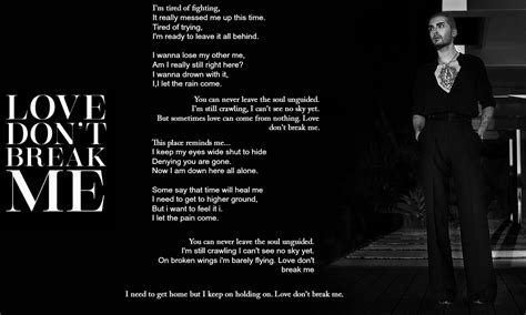 Billy Love Don T Break Me Official Lyrics ~ Tokio Hotel Slovenia