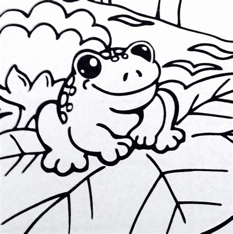 ️coloring Pages Of Cute Frogs Free Download