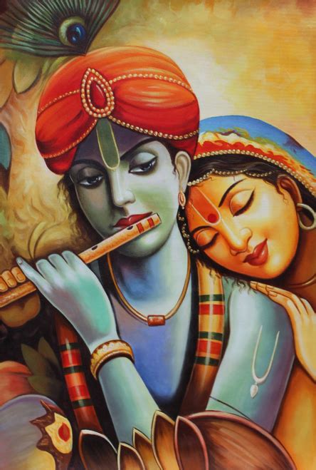 Buy The Divine Radha Krishna 3 Handmade Painting By Artoholic Codeart