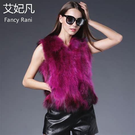 Buy Real Raccoon Fur Vest Womens Genuine Raccoon Fur