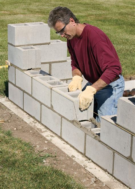 How To Build Concrete Block Wall Electricitytax24