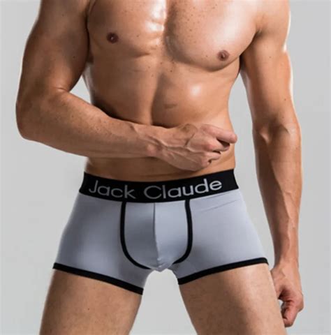 Chenke Panties Hot Sale Men Male Panties Mens Boxer Underwear Sexy Pure Color Nylon Man Boxer