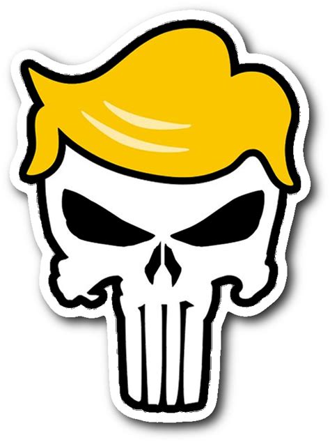 Trump Punisher Sticker Trump Punisher Svg Clipart Full Size Clipart