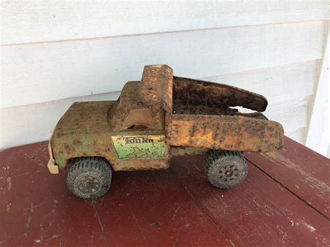 Vintage Rusty Tonka Toy Truck Reclaimed Toy Dump Truck Etsy