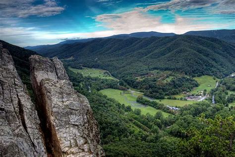 Stunning View From Seneca Rocks West Virginia Virginia Appalachia