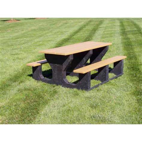 Recycled Plastic Picnic Bench And Table 8 Feet Ff Pb8 Pic Cozydays
