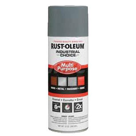 Rust Oleum Ansi 49 Medium Light Gray Gloss Enamel Spray Paint