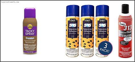 Top 10 Best Spray Glue For Fabric Tuner Instruments