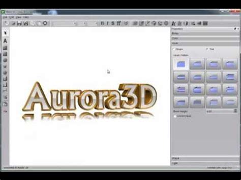 3D Text Creator - Aurora 3D Text & Logo Maker - YouTube Just choose font, color & icons.