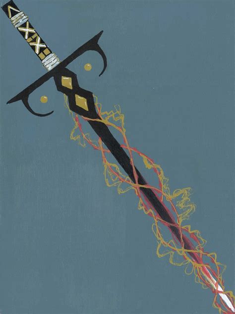 Battle Gear Lightning Sword Weapon Concept Art Etsy