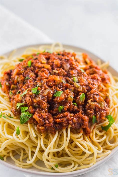 Homemade Vegan Spaghetti Sauce | Recipe | Homemade spaghetti sauce ...