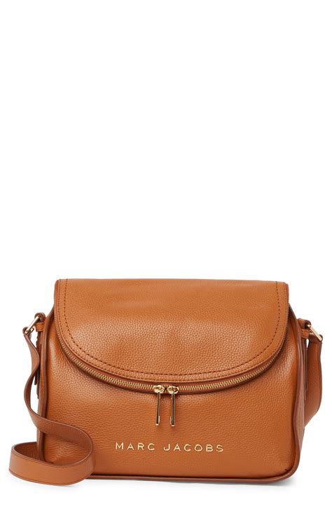 Marc Jacobs The Groove Leather Messenger Bag In Smoked Almond Modesens