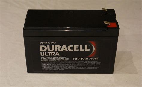 Duracell Ultra Dura12 9f2 12v 9ah Agm Sealed Non Spillable Battery Ebay