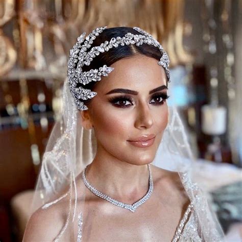 Wedding Hair Accessories Silver Crystal Bridal Headdress Crystal