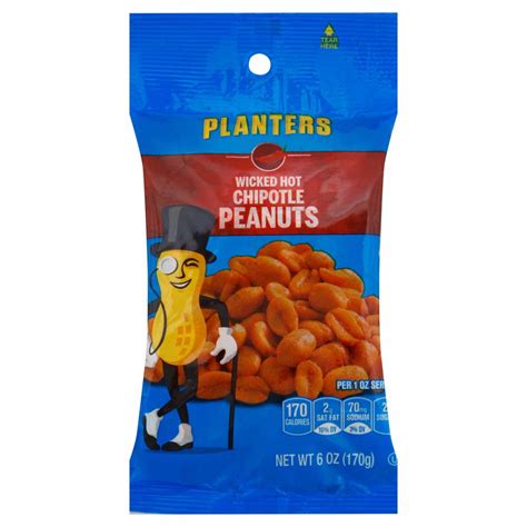 Planters Chipotle Peanuts Big Bag 6 Oz Midwest Distribution
