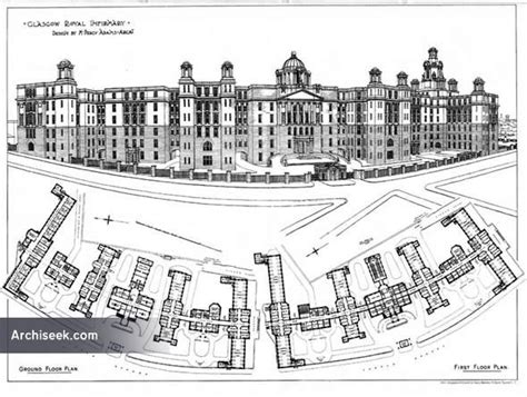 1901 Royal Infirmary Glasgow Architecture