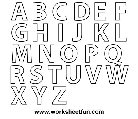 A Z Alphabet Coloring Pages Download And Print For Free