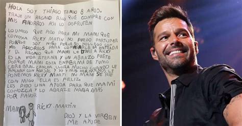 Niño Gasta Sus Ahorros Para Que Su Mamá Enferma Conozca A Ricky Martin