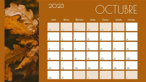 Calendario Octubre 2023 Para Descargar E Imprimir Gratis