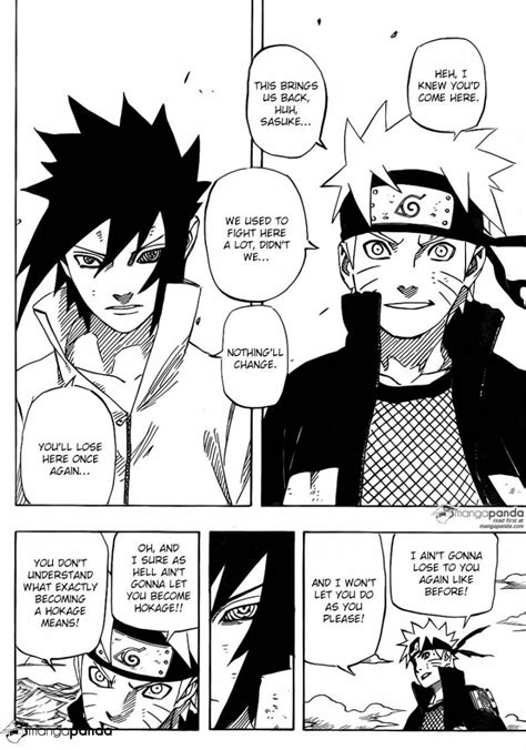 Naruto And Sasuke Manga Panels Naturut