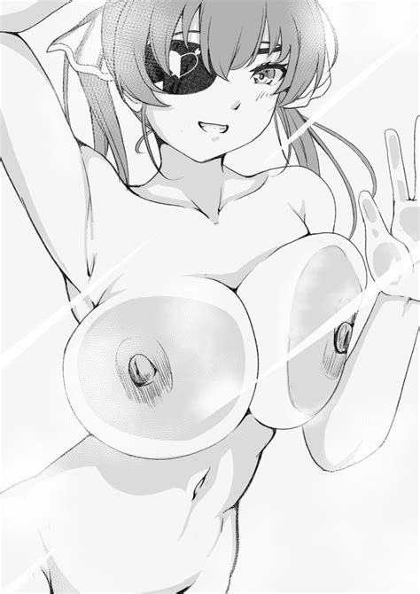 Rule 34 Against Glass Breasts Eye Patch Female Hololive Houshou