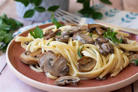 Pâtes aux champignons