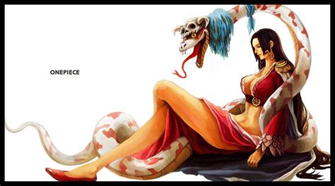 One Piece Shichibukai Boa Hancock Snake Anime Girls