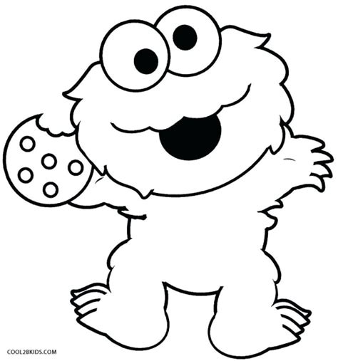 Stats on this coloring page. Cookie Monster Coloring Page Printable Cookie Monster ...