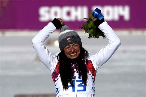 Tomek o justynie podczas sprintu na io w vancouver. Justyna Kowalczyk of Poland gold medal in Sochi 2014 ...