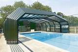 Pictures of Retractable Roof Pool Enclosures