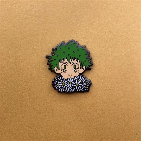 Boku No Hero Academia Enamel Pins Deku And Bakugou Etsy