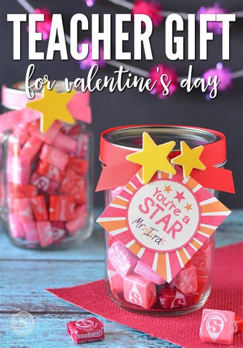 Nice gift ideas for valentine's day. Starburst Valentines Day Teacher Gift Idea - Passion For ...