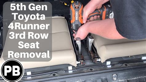 Toyota 4runner 5th Gen 3rd Row Removal Youtube