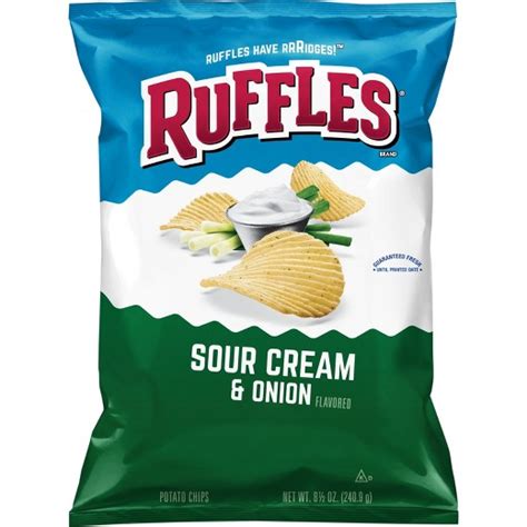 Check spelling or type a new query. Ruffles Sour Cream And Onion Chips - 8.5oz : Target