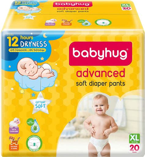 Buy Babyhug Advanced Pant Style Diapers Extra Large 20 Pieces Online