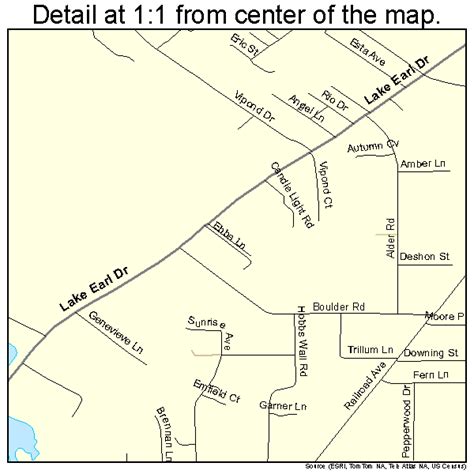 Crescent City California Street Map 0617022