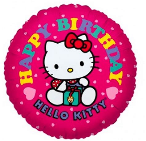 18 Hello Kitty Balloons Border Bargain Balloons Mylar Balloons And Foil Balloons