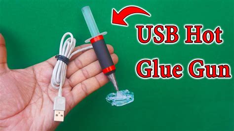 How To Make A Hot Glue Gun Using Lead Pencil At Home Mini Usb Hot Glue Gun Diy Hot Glue Gun