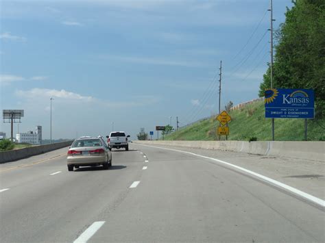 Kansas Interstate 670 Westbound Cross Country Roads