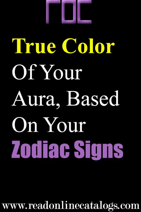 My zodiac sign is scorpio and it does kinda fits me. The True Color Of Your Aura, Based On Your Zodiac Sign ...