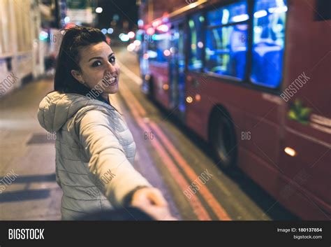 Woman London Holding Image And Photo Free Trial Bigstock