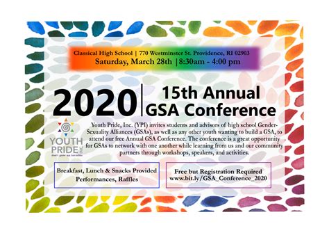Registration For Youth Pride Incs 15th Annual Gender Sexuality