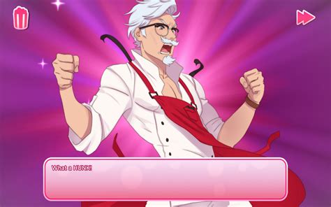 Kfcs New Dating Simulator Game Stars A Hot And Single Colonel Sanders Eater