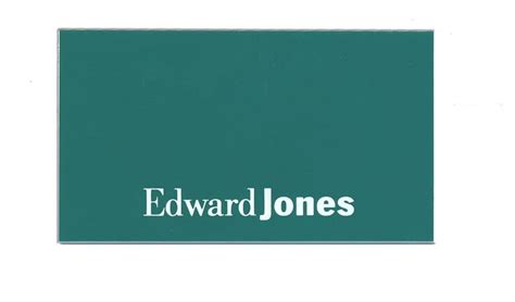 Edward jones has financial advisors that help you with your retirement plans, saving goals, and life insurance among other things. Edward Jones Name Tags and Name Badges